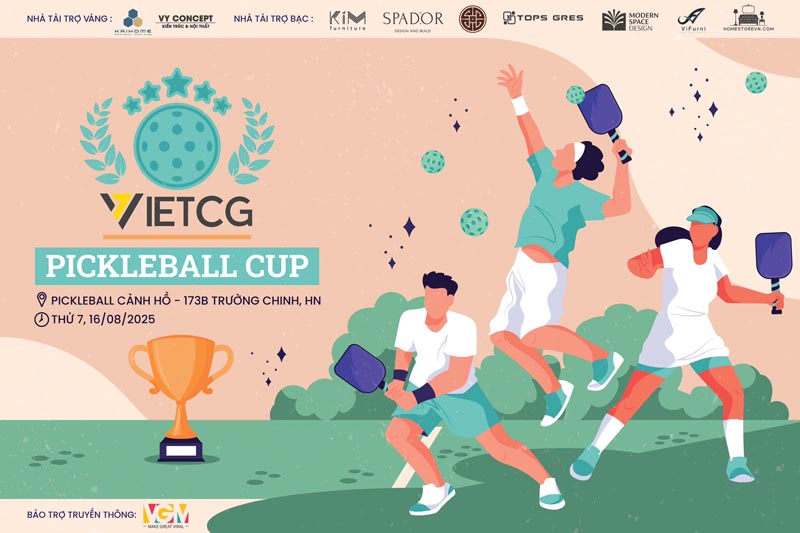 Poster VietCG Pickleball Cup_Mua1