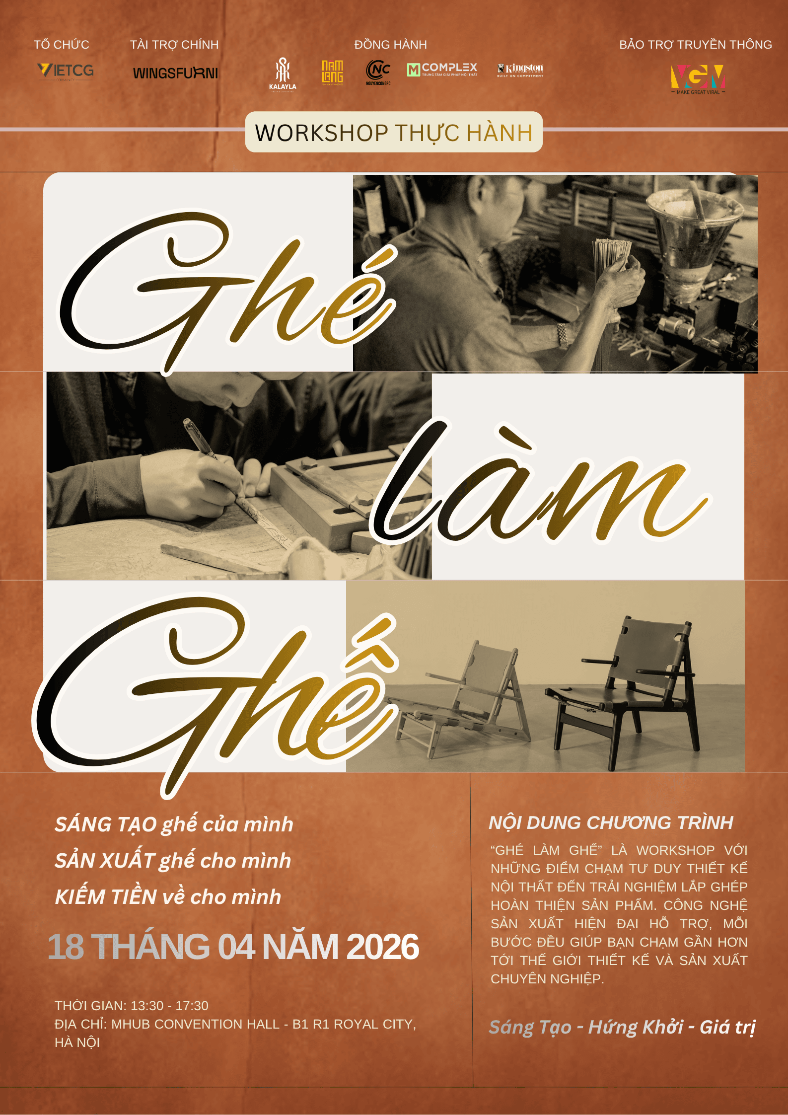 Workshop "Ghé làm Ghế"