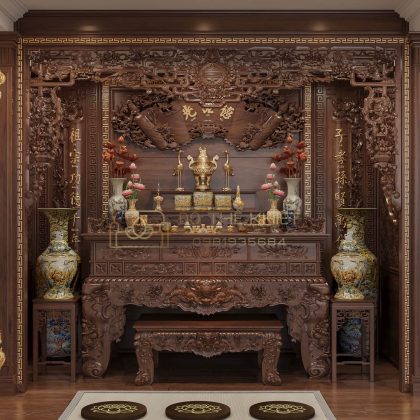 [3D SCENE PHÒNG THỜ] Tác giả Đỗ Thế Khiết