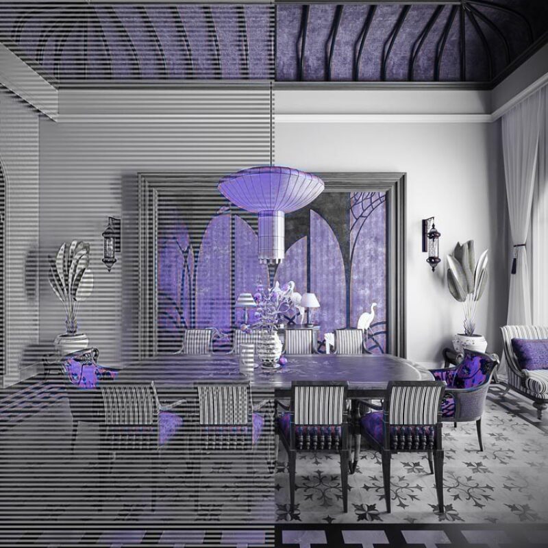 FILE 3D NỘI THẤT INDOCHINE (FULL MODEL & SETTING)
