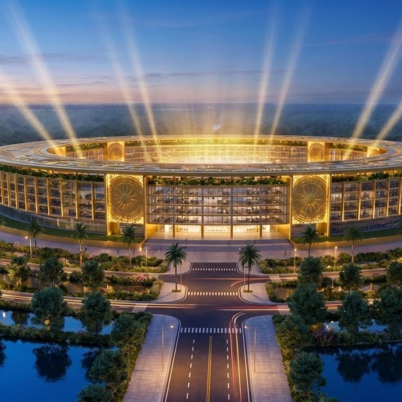 Sunshine R&D Center Đồng Nai – Biểu tượng kiến trúc trống đồng hiện đại