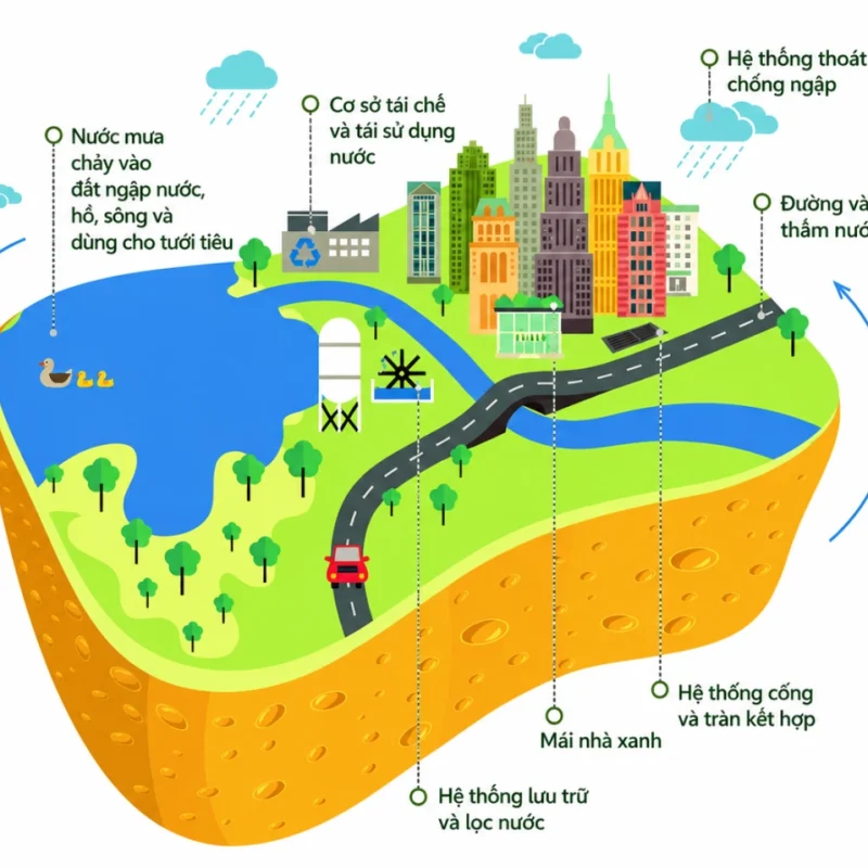 Hà Nội sẽ chống ngập theo mô hình “Thành phố bọt biển”