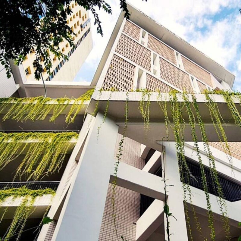 Trường THCS Trưng Vương, Đà Nẵng: Không gian mở, tích hợp yếu tố ‘xanh’